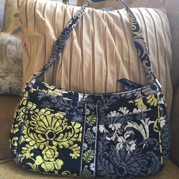 Vera Bradley Handbags - Yellow, black and grey patterned Vera Bradley Purse